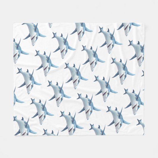 Hai Fleecedecke (Vorderseite (Horizontal))