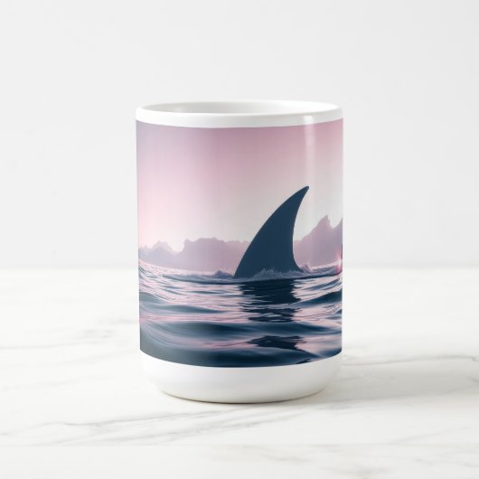 Hai-Flossen-Power Kaffeetasse (Mittel)