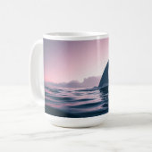 Hai-Flossen-Power Kaffeetasse (Vorderseite Links)