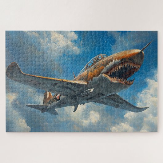 Hai-Flugzeug-Puzzle Puzzle (Horizontal)