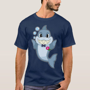 Hai-Friseur Fliege Hochzeit T-Shirt