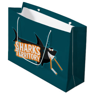Hai-Gebiet - große Geschenktasche Geschenktüte
