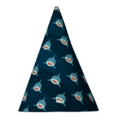 Hai-Gemusterte Geburtstagspartei Partyhütchen (Rechts)