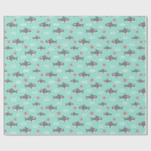 Hai Geschenkpapier (Flach)