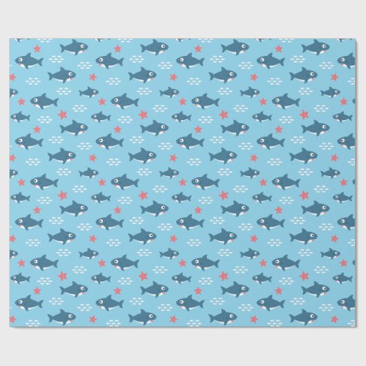 Hai Geschenkpapier (Flach)