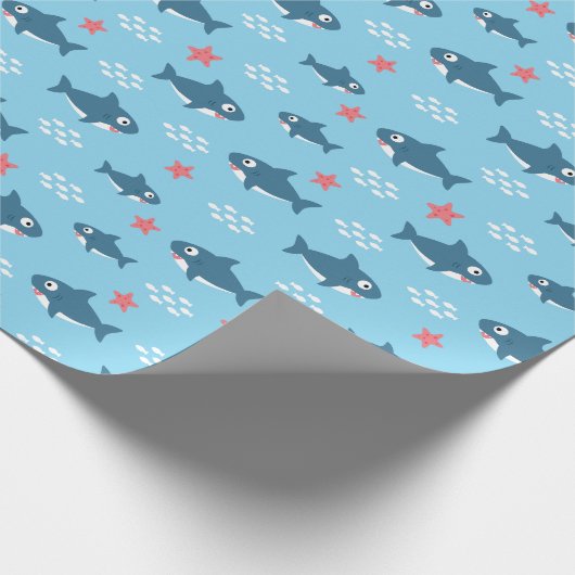 Hai Geschenkpapier (Ecke)