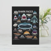 Hai-Gesichter, die Gewollt werden, um zu begegnen Einladung (Stehend Vorderseite)