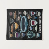 Hai-Gesichter, die Gewollt werden, um zu begegnen Wandteppich (Vorderseite (Horizontal))