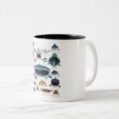 Hai-Gesichter, die Gewollt werden, um zu begegnen Zweifarbige Tasse (VorderseiteRechts)