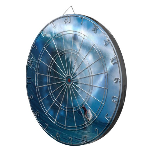 Hai-Gesichtsberhimmel Dartscheibe (Vorderseite rechts)