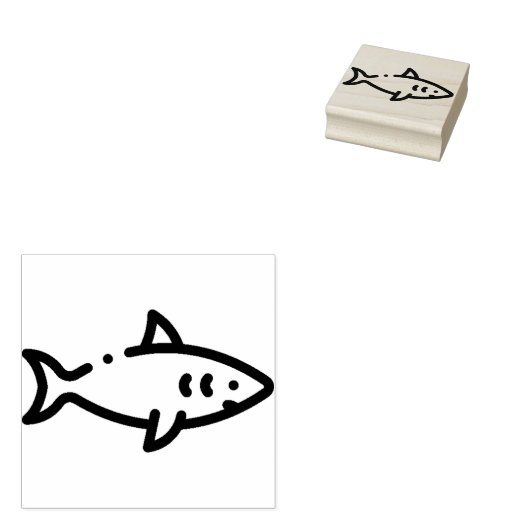 Hai Gummistempel (Stempel)