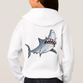 Hai Hoodie (Rückseite)