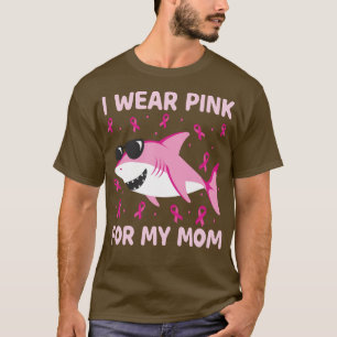 Hai ich trage Rosa für meine Mama Brustkrebs Kinde T-Shirt