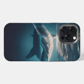 Hai im Meer iPhone Hülle (Rückseite (Horizontal))
