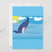 Hai im Ozean Einladung (Vorderseite)