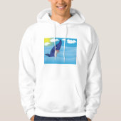 Hai im Ozean Hoodie (Vorderseite)
