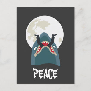 Hai in der Mondnacht Postkarte