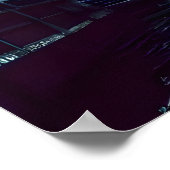 Hai in der Stadt | AI Art Poster (Ecke)