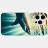 Hai in der Tiefsee und Sonnenlicht Case-Mate iPhone Hülle (Rückseite (Horizontal))