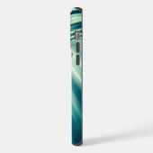 Hai in der Tiefsee und Sonnenlicht iPhone Hülle (Linke Seite)