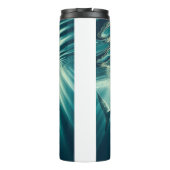 Hai in der Tiefsee und Sonnenlicht Thermosbecher (Rückseite)