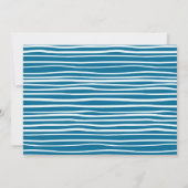 Hai in jedem Alter Geburtstag Foto Dankeskarte (Rückseite)