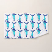 Hai in Schatten von blauem Handtuch Badhandtuch Set (Handtuch)