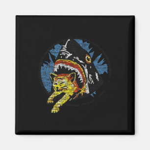 Hai isst ein KatzenShirt Magnet