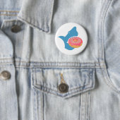 Hai isst einen Donut Button (Beispiel)