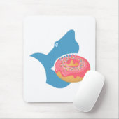 Hai isst einen Donut Mousepad (Mit Mouse)