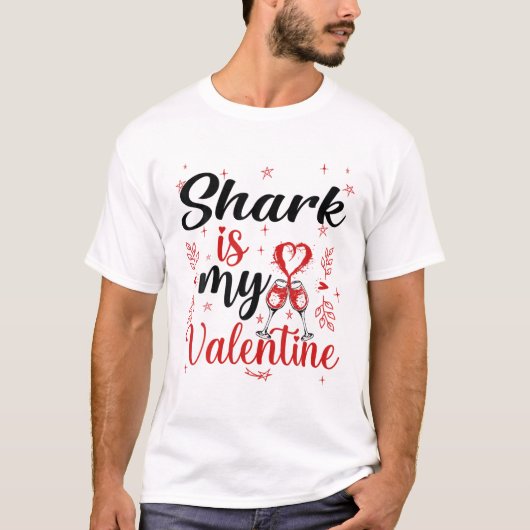 Hai ist mein Valentinstag T-Shirt (Vorderseite)