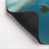 Hai jagen Seebarsch jung Mousepad (Ecke)