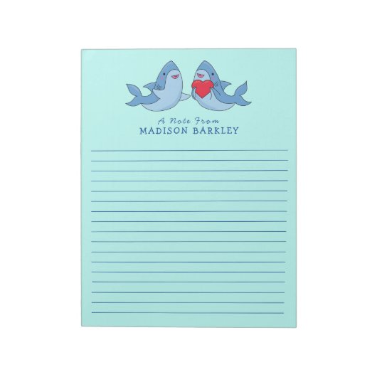 Hai Kid's Niedliches Kawaii Stationary Notepad Notizblock (Rotiert)