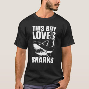 Hai Kids Ocean Animal Dieser Junge Lieben Haie T-Shirt
