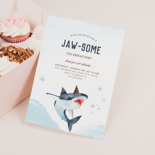 Hai-Kiefer-Einladung Einladung