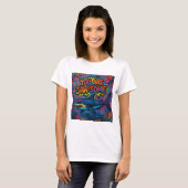Hai-Kiefer Graffiti T-Shirt (Vorne ganz)