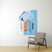 Hai Kinder 5th Birthday Background Custom Wandteppich (Beispiel)