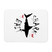 Hai Köder Funny Great White Magnet (Horizontal)