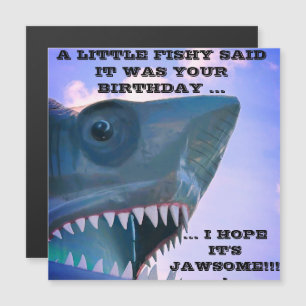 HAI-KREUZFAHRT TÜR-MAGNET MAGNETEINLADUNG