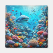 Hai-Kühlschrankmagnet Magnet (Vorne)