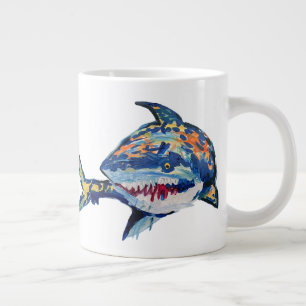 Hai "Kunst von Kindern" Jumbo-Tasse