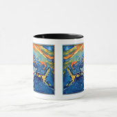Hai "Kunst von Kindern" Tasse (Zentrum)