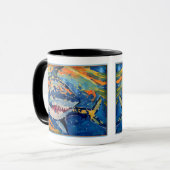 Hai "Kunst von Kindern" Tasse (Vorderseite Links)