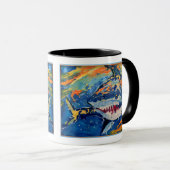 Hai "Kunst von Kindern" Tasse (VorderseiteRechts)