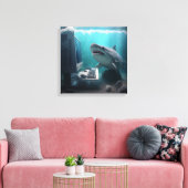 Hai-Kunstnetz Leinwanddruck (Insitu (Wohnzimmer))