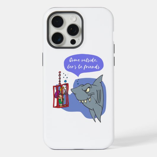 Hai, lass uns Freunde sein iPhone Hülle (Rückseite)