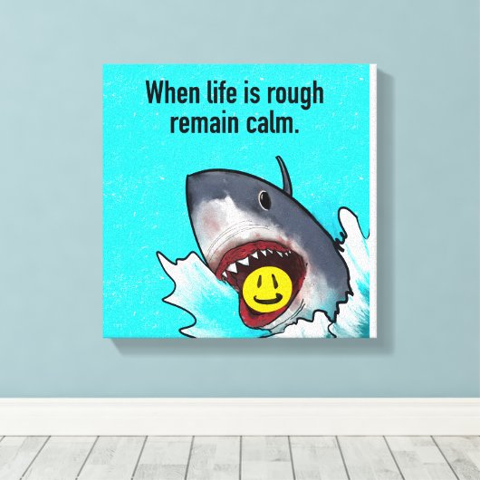 Hai Leinwanddruck (Insitu (Holzboden))