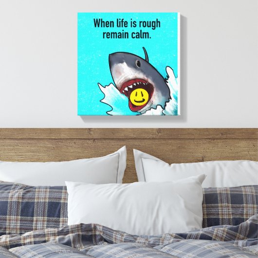 Hai Leinwanddruck (Insitu (Schlafzimmer))