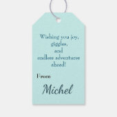 Hai-Liebhaber Geschenkanhänger (Rückseite)