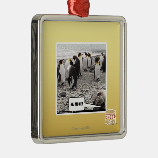 HAI MAMA!!! SILBERNES ORNAMENT (Rechts)